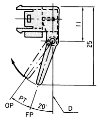 光電開關(guān)致動(dòng)器形式C