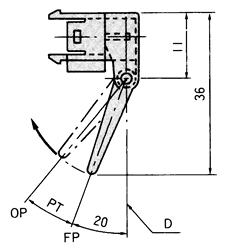 光電開關(guān)致動(dòng)器形式F