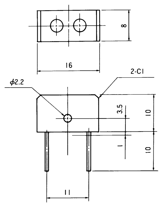 光電傳感器（光學(xué)傳感器）OM-2016尺寸規(guī)格
